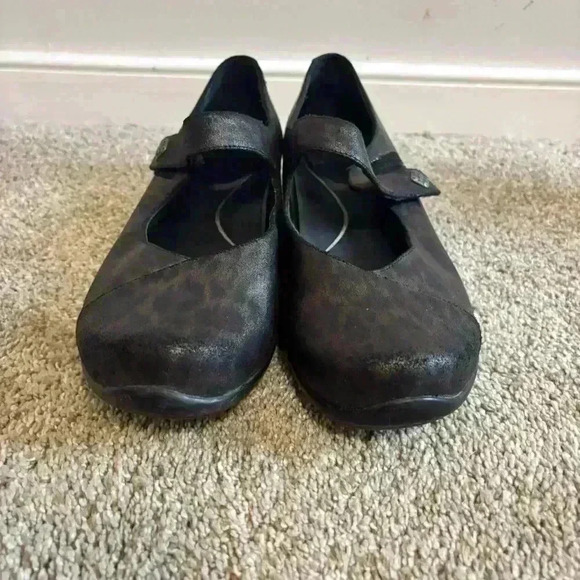 Dansko Leather Leopard Print Mary Jane Style Shoes Size 41 US 9.5-10 - Picture 4 of 7